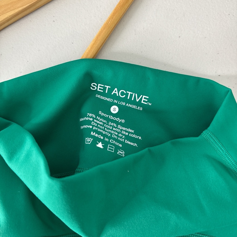 Set Active Sportbody Kelly Green Leggings - Picture 4 of 8
